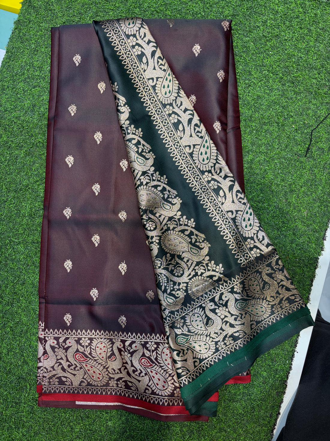 Saree-Banarasi Satin Silk